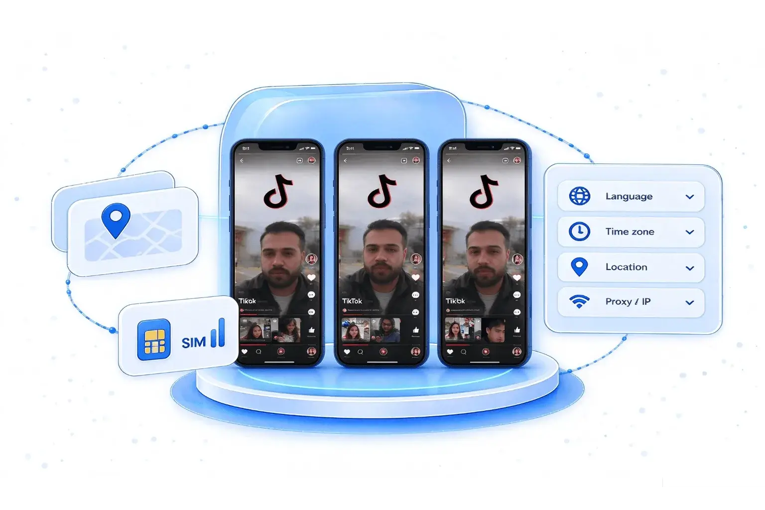 多个 TikTok 账号的独立云手机环境