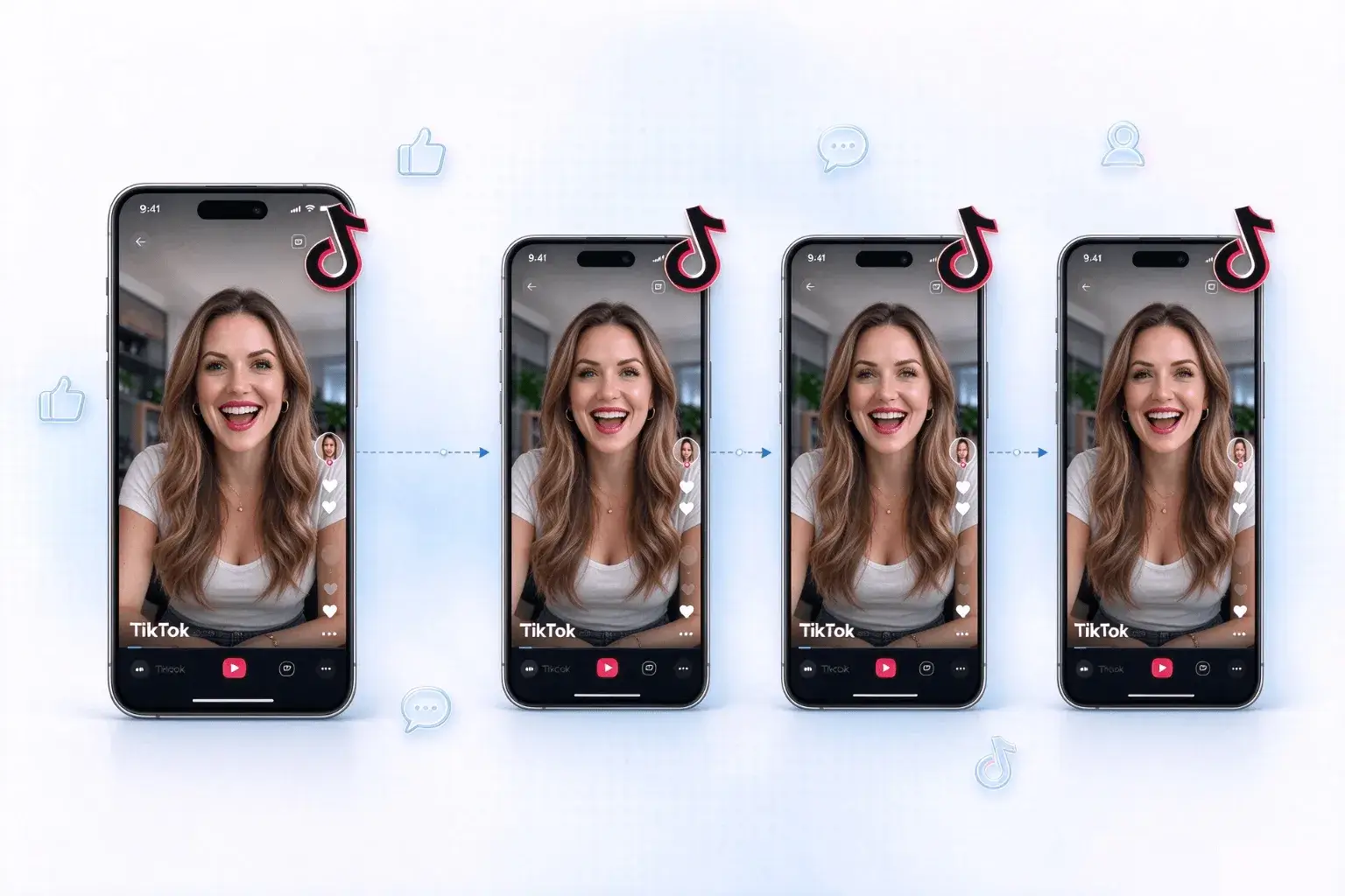 多个 TikTok 账号集中管理仪表板 多个 TikTok 账号集中管理仪表板