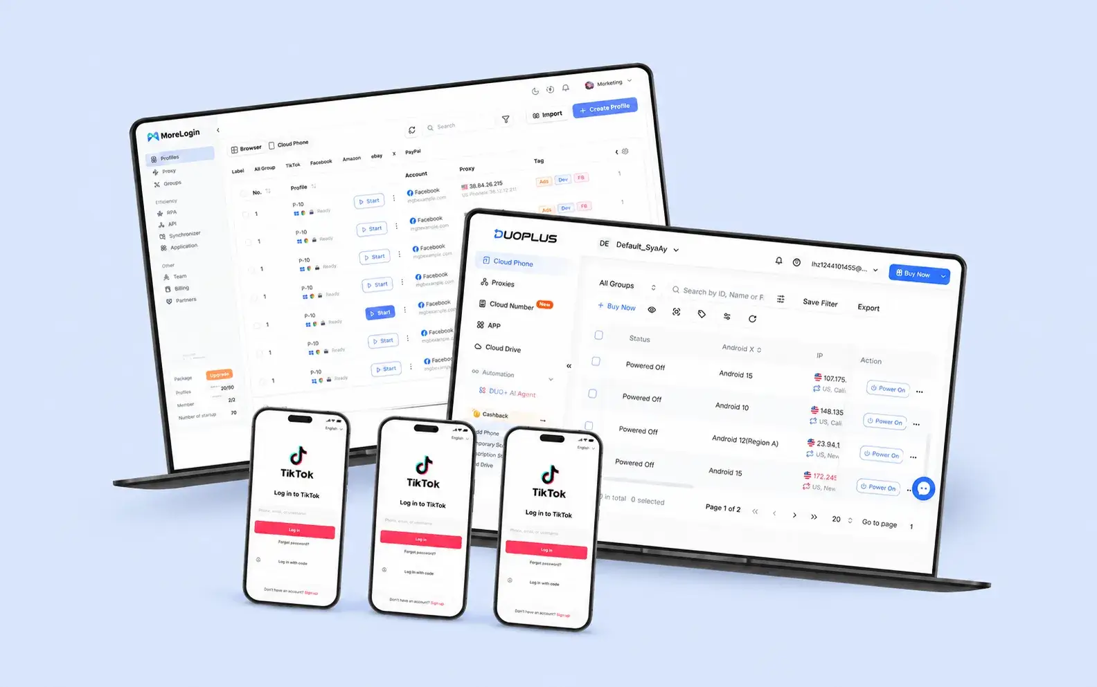 MoreLogin 替代方案怎么选?DuoPlus云手机 对比 MoreLogin